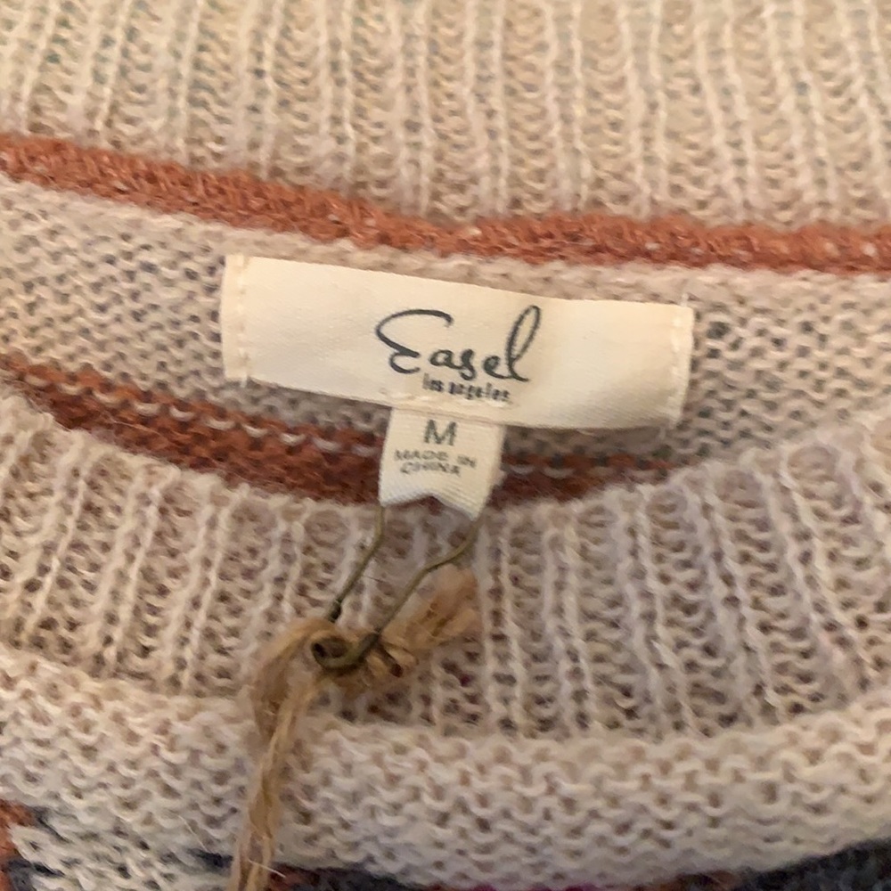 Women’s Easel Boho Sweater M NWT - Picture 3 of 6